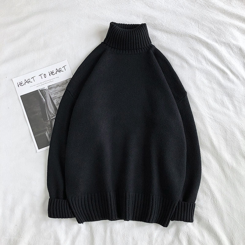 Rollkragenpullover - Herren Rollkragenpullover in Übergröße Strickpullover