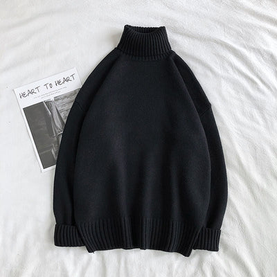 Rollkragenpullover - Herren Rollkragenpullover in Übergröße Strickpullover