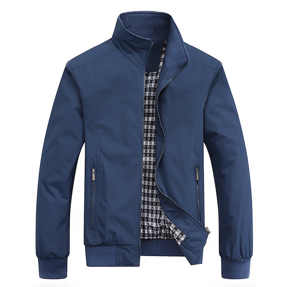 Harrington-Jacke | Mit Reißverschluss | Herbst | Windjacke | Herrenjacke