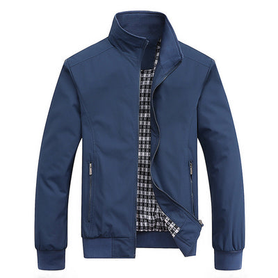 Harrington-Jacke | Mit Reißverschluss | Herbst | Windjacke | Herrenjacke