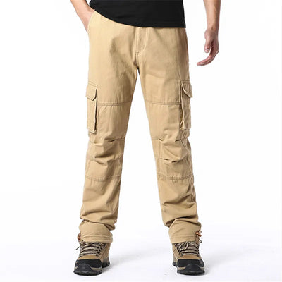 Cargohose - Gerades Bein - Taschen - Cargohose - Herrenhosen