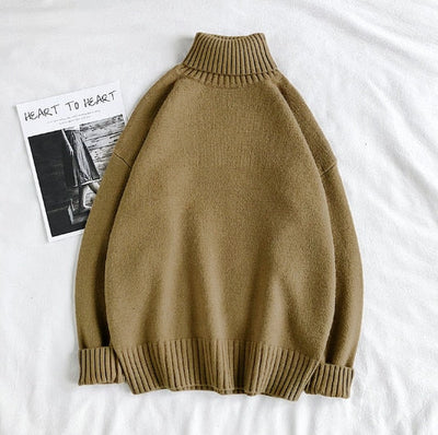 Rollkragenpullover - Herren Rollkragenpullover in Übergröße Strickpullover