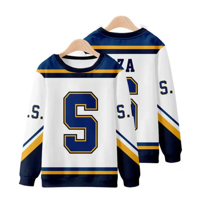 Eishockey Trikot - Unisex Langarm Eishockey T-Shirt in Übergröße