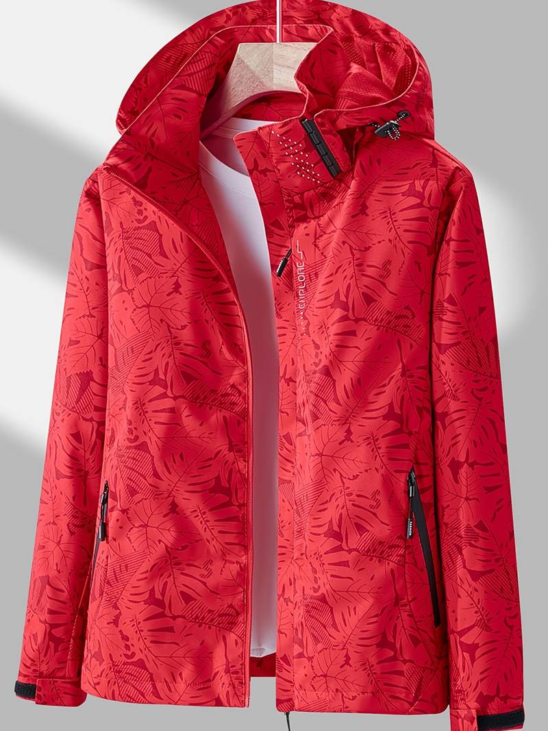 Windjacke – mit Kapuze – Reißverschluss – wasserdichte Jacke – winddichte Jacke für Frauen