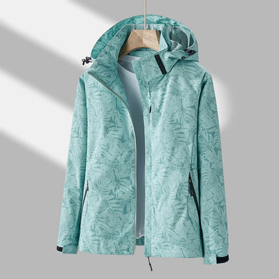 Windjacke – mit Kapuze – Reißverschluss – wasserdichte Jacke – winddichte Jacke für Frauen