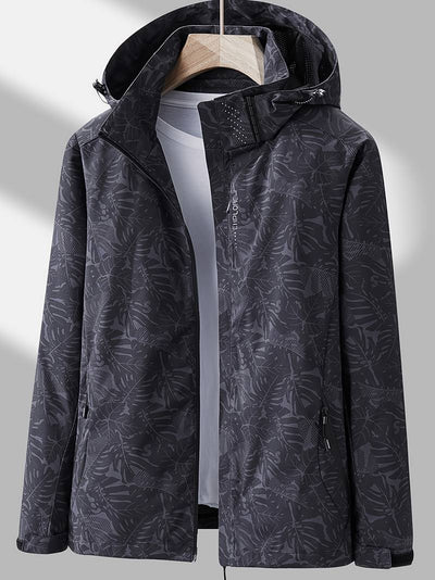 Windjacke – mit Kapuze – Reißverschluss – wasserdichte Jacke – winddichte Jacke für Frauen