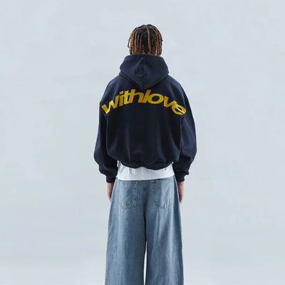 With Love Hoodie | Bequem | Pullover | Unisex-Hoodie | Oversized-Hoodie