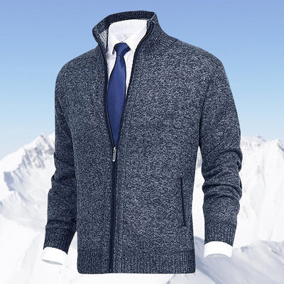 Strickjacke mit Reißverschluss - Warm - Strickwaren - Strickjacke - Strickjacke für Männer