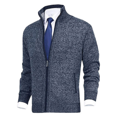 Strickjacke mit Reißverschluss - Warm - Strickwaren - Strickjacke - Strickjacke für Männer