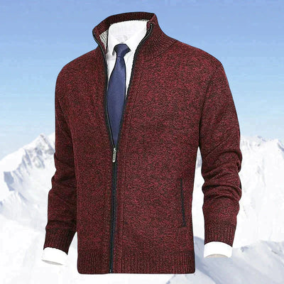 Strickjacke mit Reißverschluss - Warm - Strickwaren - Strickjacke - Strickjacke für Männer