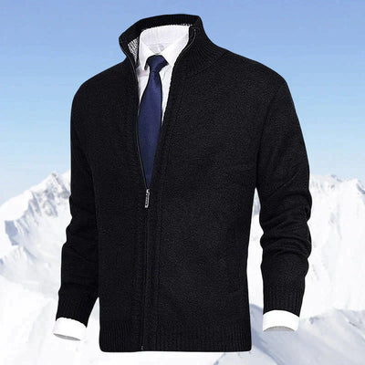 Strickjacke mit Reißverschluss - Warm - Strickwaren - Strickjacke - Strickjacke für Männer