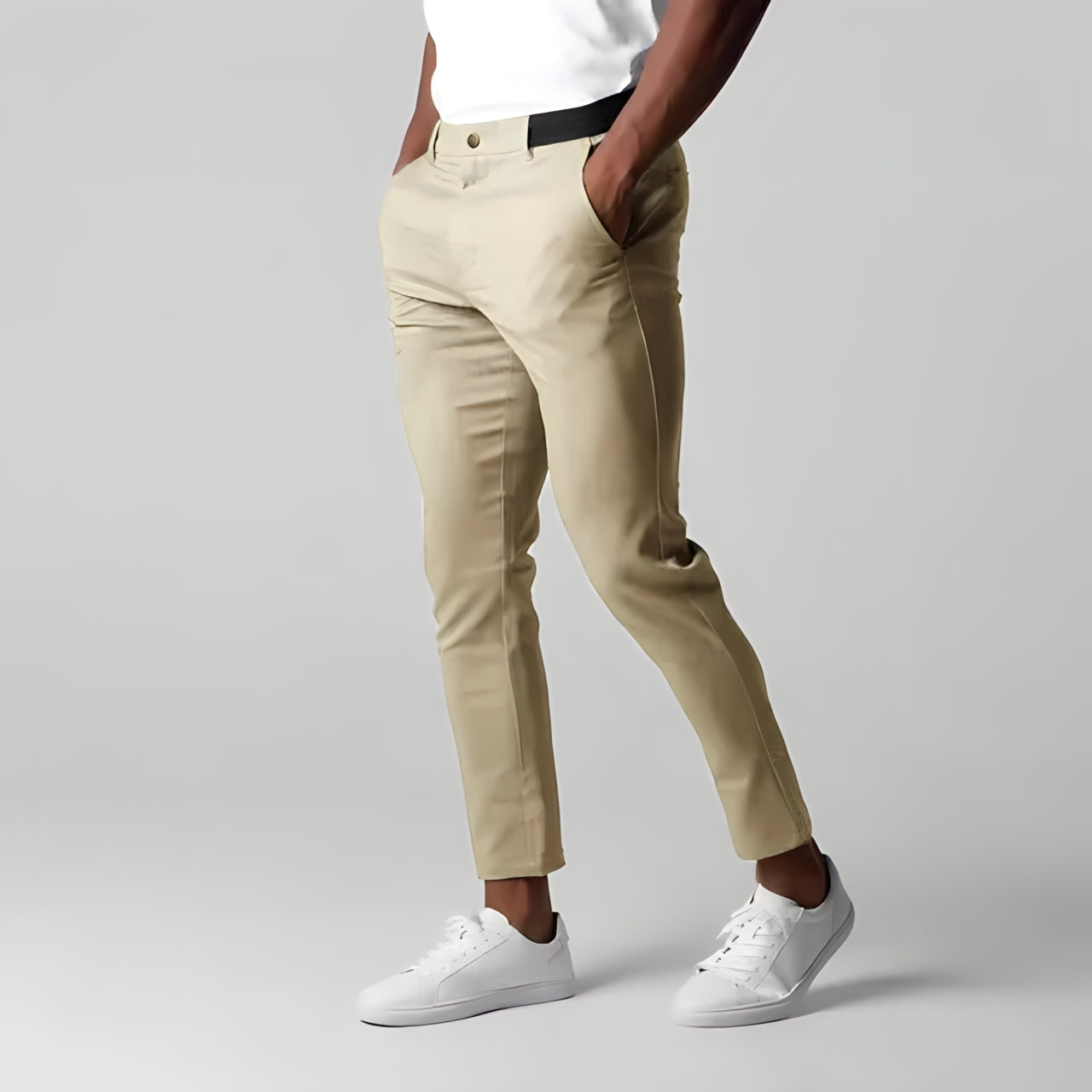 Chino Hosen | Elastische Taille | Stretchy | Skinny Chinos | Herren Chinos
