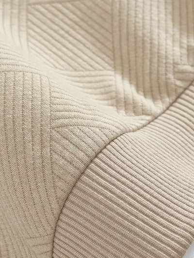 Sweatshirt mit Viertelreißverschluss | Mit Kragen | Normaler Reißverschluss | Herren-Pullover mit halbem Reißverschluss | Herrenbekleidung