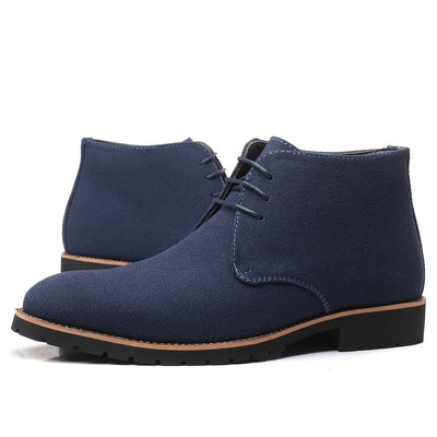 Chukka-Stiefel – Elegante, lässige Schnürstiefel aus Wildleder für Herren