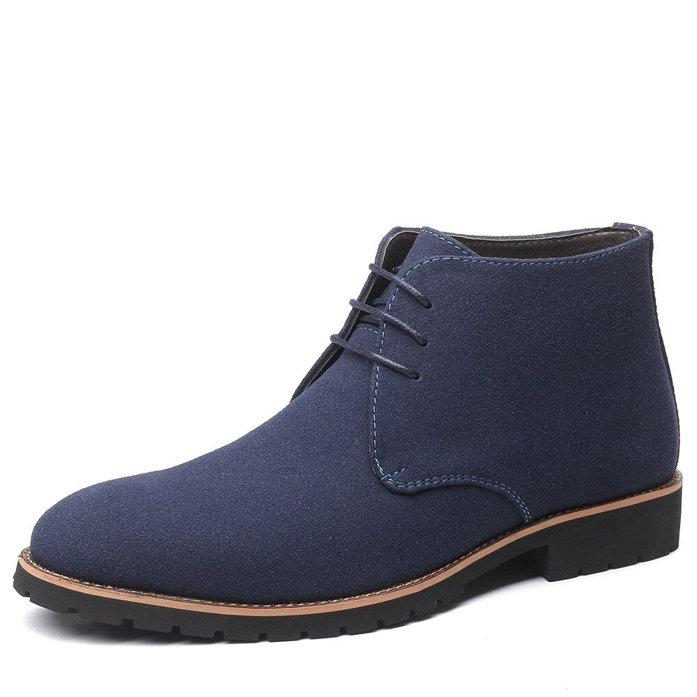 Chukka-Stiefel – Elegante, lässige Schnürstiefel aus Wildleder für Herren
