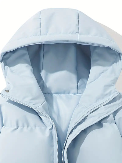 Daunenjacke – mit Kapuze – kurz – Daunenjacke – Winterjacke für Frauen