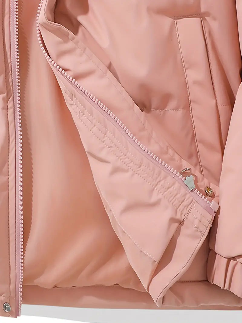 Daunenjacke – mit Kapuze – kurz – Daunenjacke – Winterjacke für Frauen