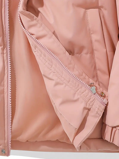 Daunenjacke – mit Kapuze – kurz – Daunenjacke – Winterjacke für Frauen