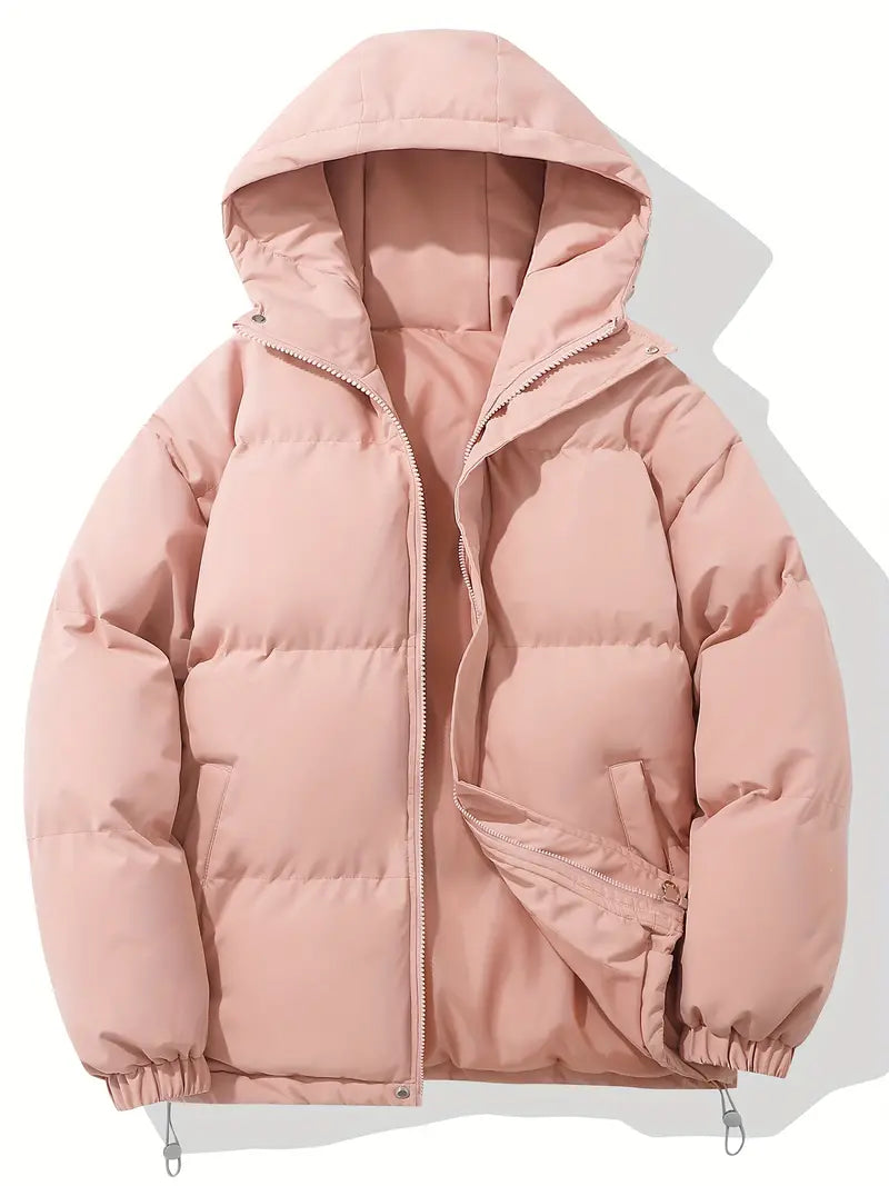 Daunenjacke – mit Kapuze – kurz – Daunenjacke – Winterjacke für Frauen