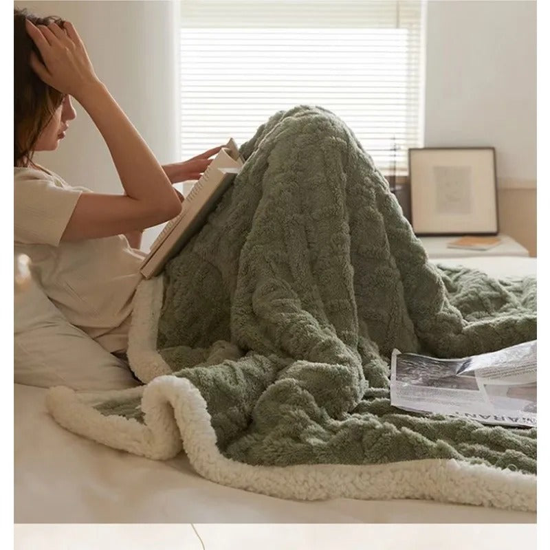 Fleece-Decke | Warm | Winter | Bettdecke | Große Decke