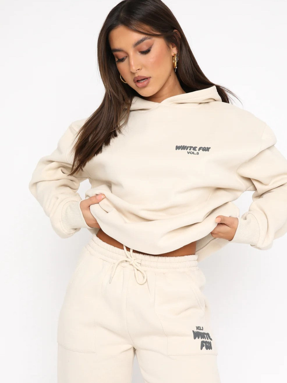 Damen-Trainingsanzug – Bequemes zweiteiliges Set aus Hoodie und Jogginghose