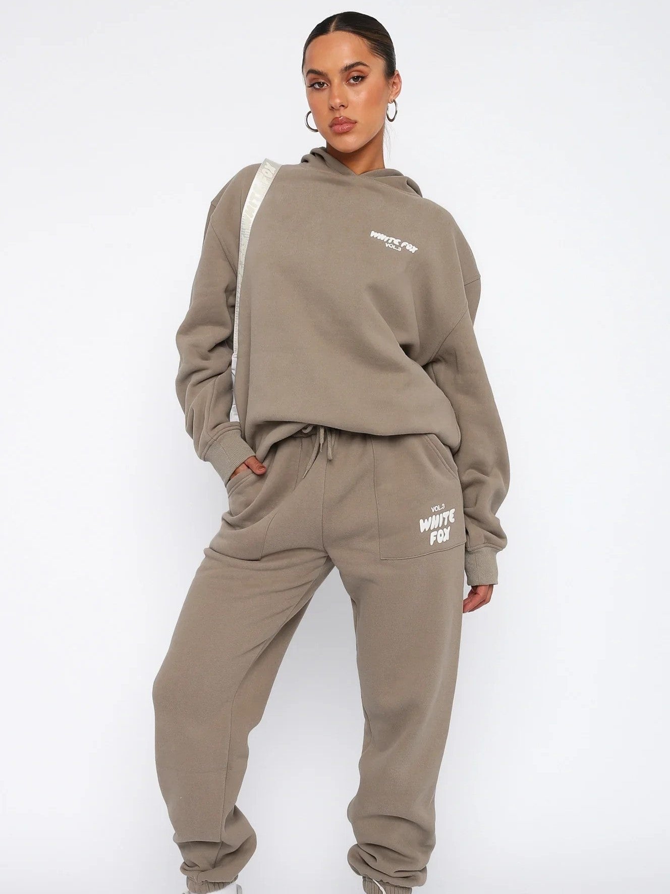 Damen-Trainingsanzug – Bequemes zweiteiliges Set aus Hoodie und Jogginghose