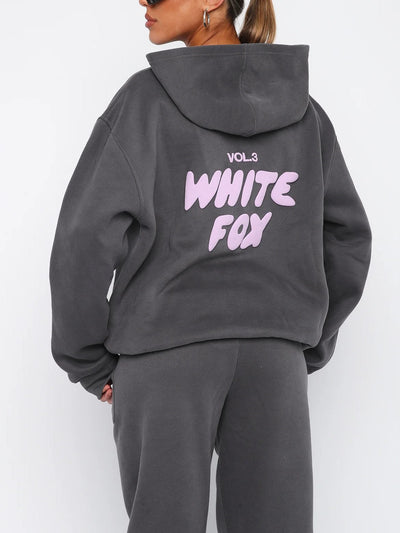 Damen-Trainingsanzug – Bequemes zweiteiliges Set aus Hoodie und Jogginghose