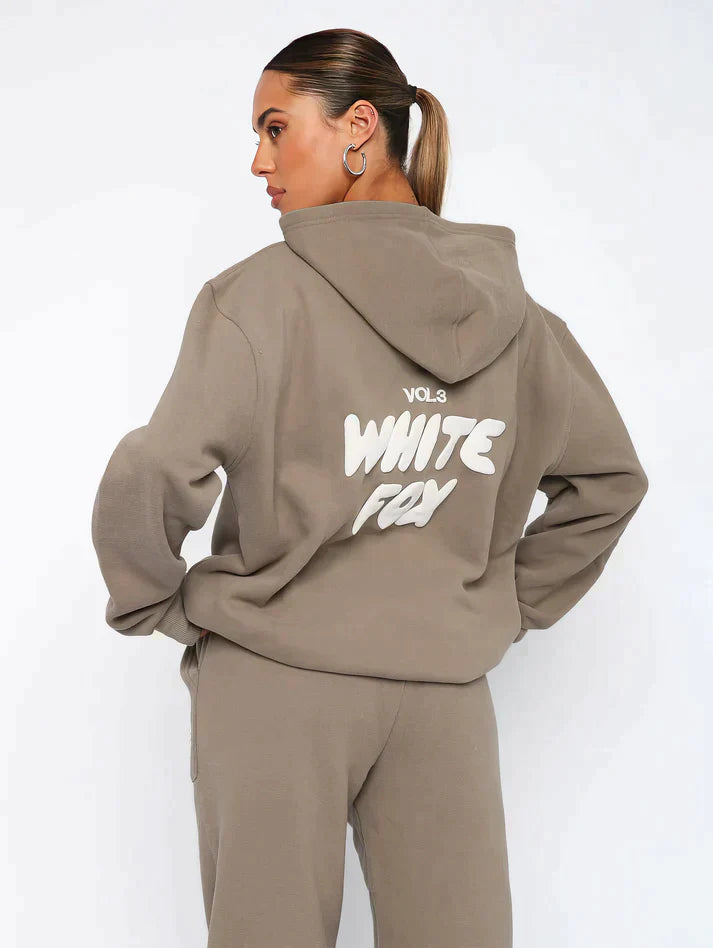 Damen-Trainingsanzug – Bequemes zweiteiliges Set aus Hoodie und Jogginghose
