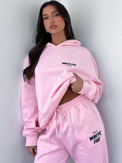 Damen-Trainingsanzug – Bequemes zweiteiliges Set aus Hoodie und Jogginghose