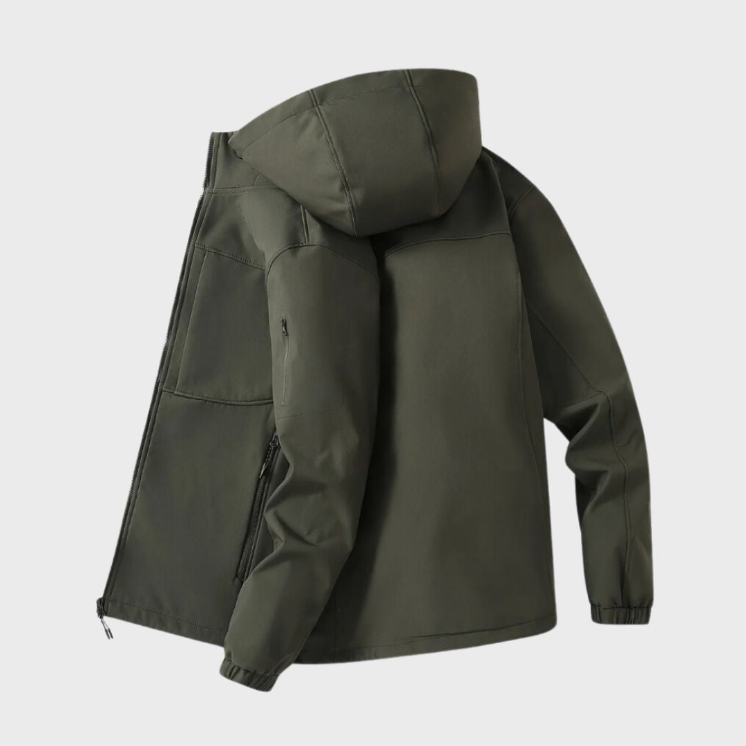 Windbreaker Jacke - Kapuze - Wasserdicht - Softshell Jacke - Herren Jacke
