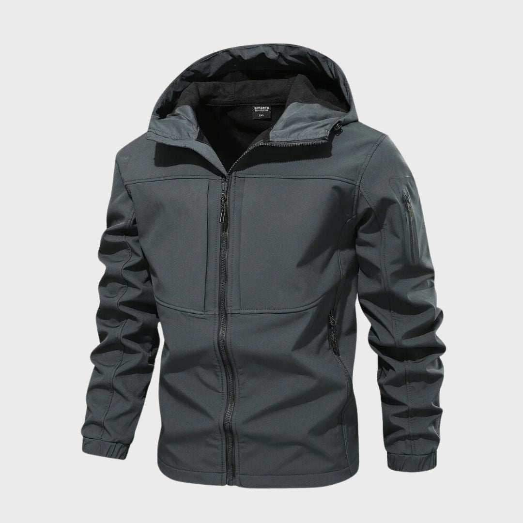 Windbreaker Jacke - Kapuze - Wasserdicht - Softshell Jacke - Herren Jacke