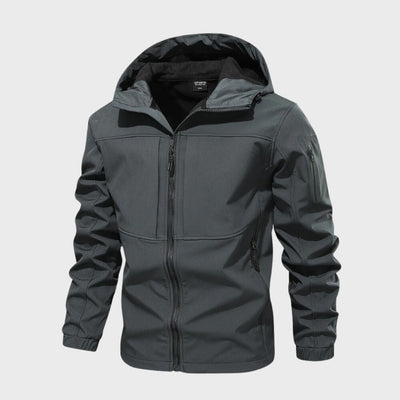 Windbreaker Jacke - Kapuze - Wasserdicht - Softshell Jacke - Herren Jacke