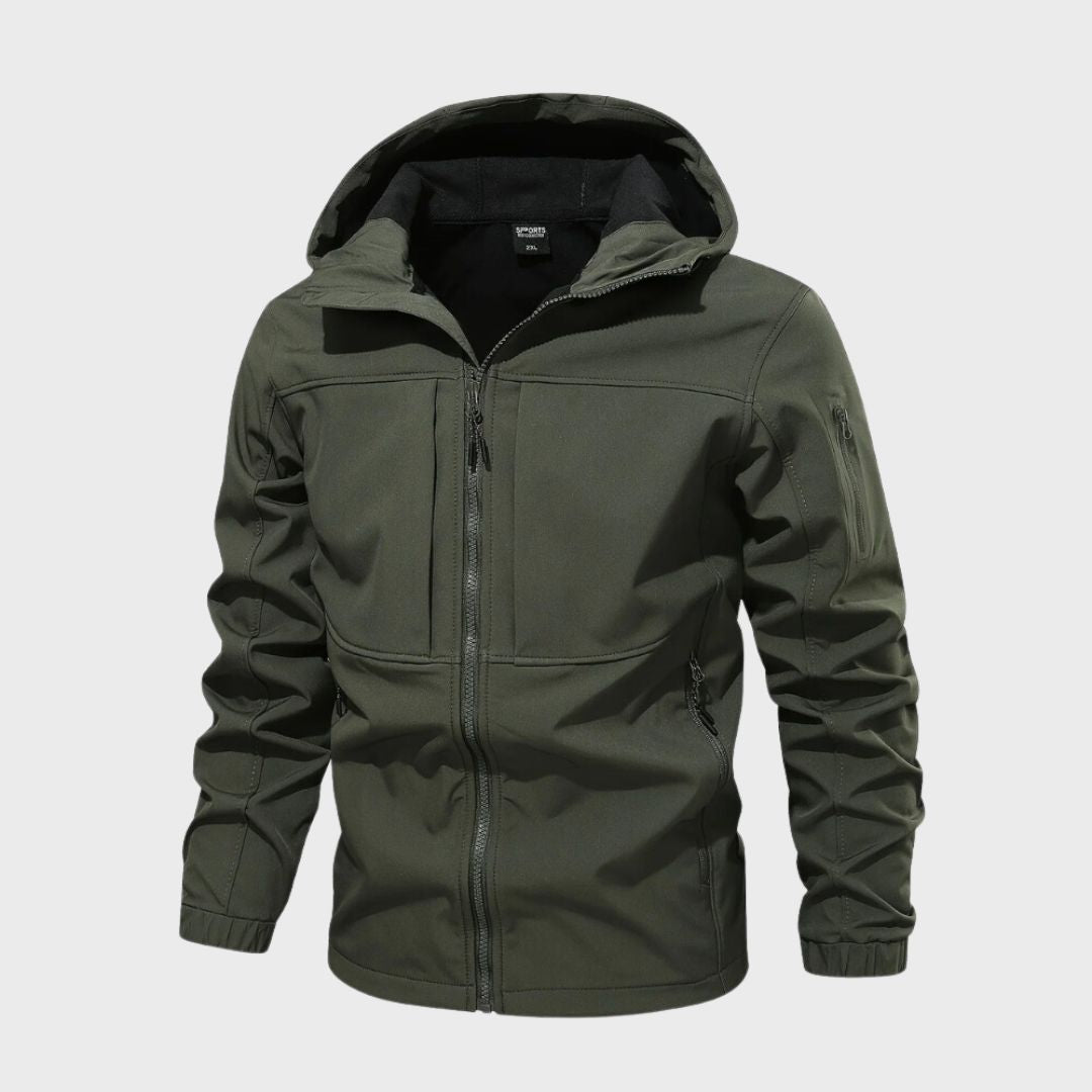 Windbreaker Jacke - Kapuze - Wasserdicht - Softshell Jacke - Herren Jacke