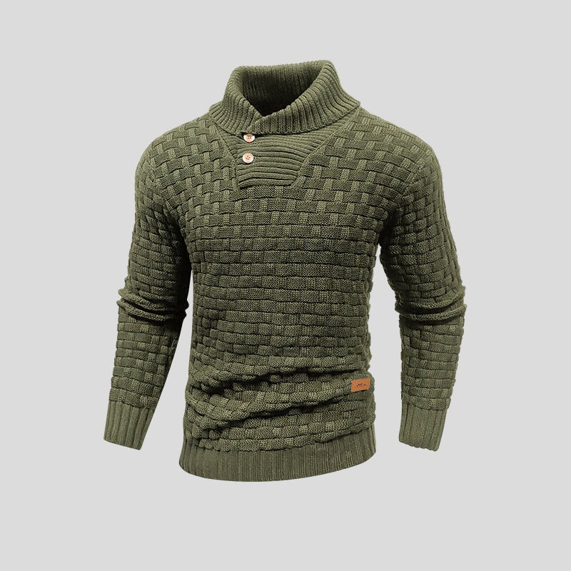Strickpullover – dick – Rollkragen – Strickpullover – Winterkleidung für Männer