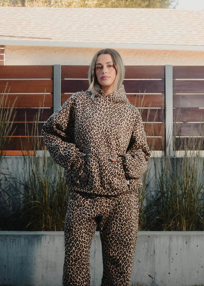 Leopard Hoodie - Bequem - Pullover - Übergroßer Hoodie - Hoodie für Frauen