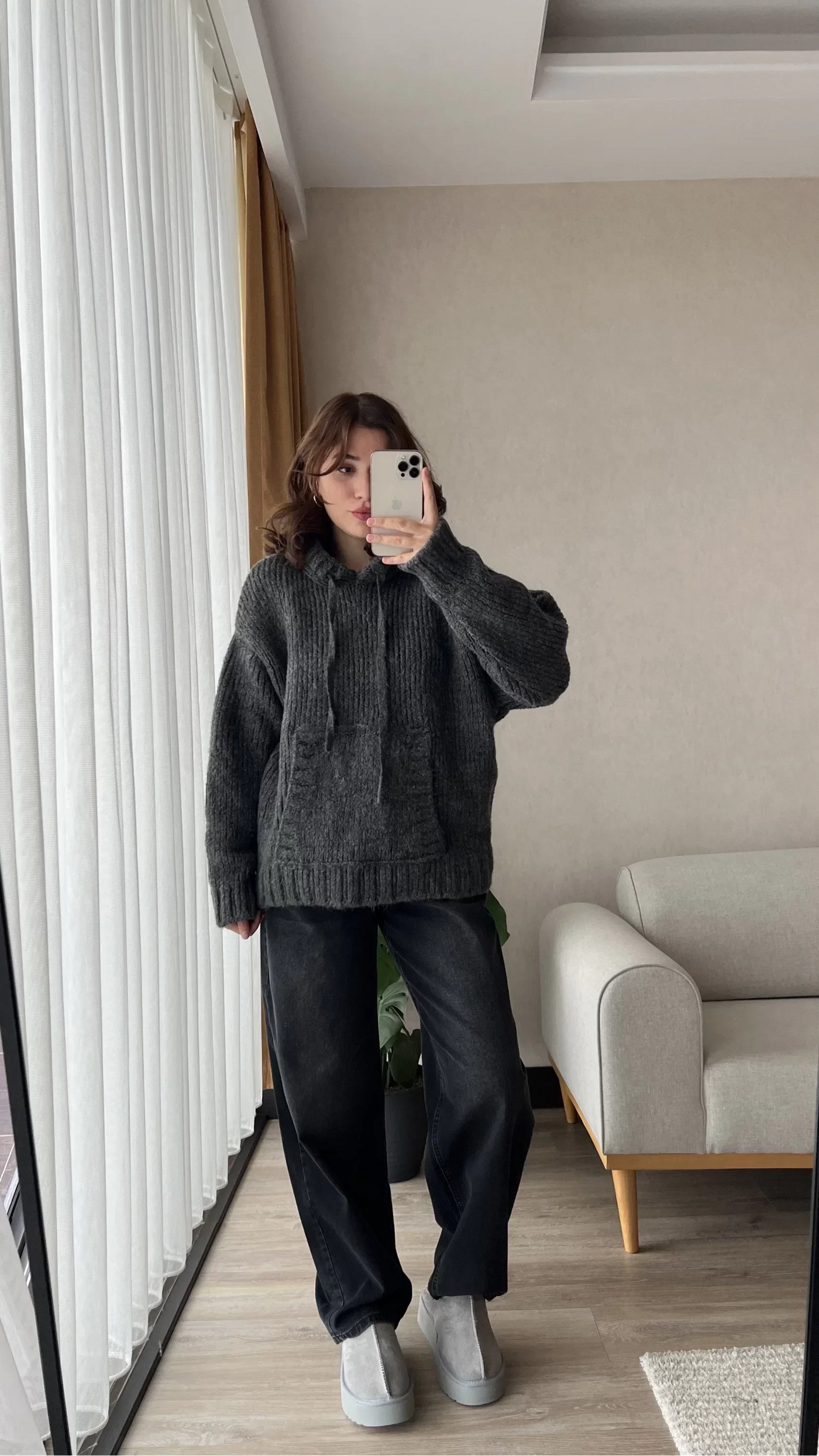 Strickpullover – Kapuzenpullover – Pullover – Oversized-Pullover – Damenstrickmode