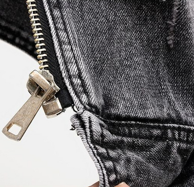 Jeansweste – Dunkelgrau – Ärmellos – Jeansweste – Damen-Jeansweste