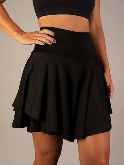 Tennisrock | Hohe Taille | Plissee | Tennis-Skort | Sportrock