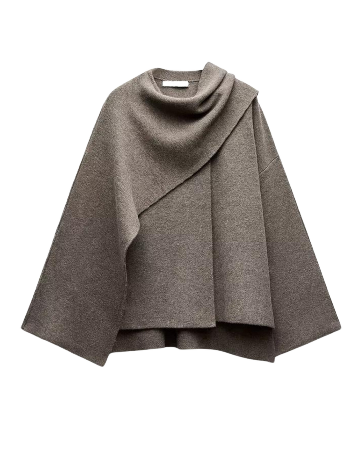 Poncho-Mantel – aus Wolle – Herbst – Poncho-Umhang – Damenmantel