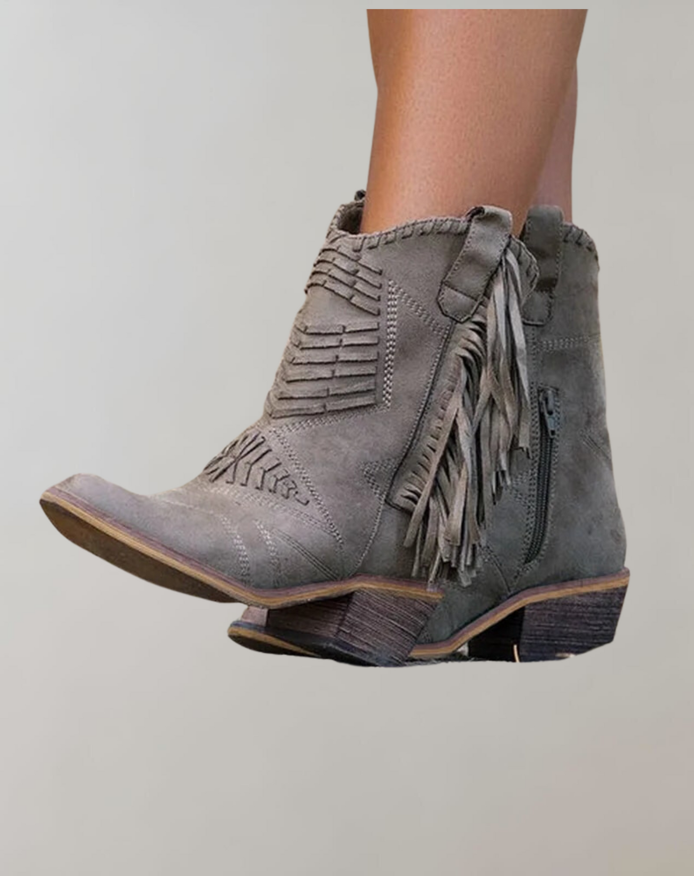 Westernstiefel | Knöchelhoch | Quasten | Cowboystiefel | Cowgirlstiefel