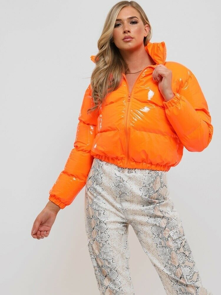 Gekürzte Kapuzenjacke - Kurz - Zip-Up - Winterjacke - Damen Kapuzenjacke