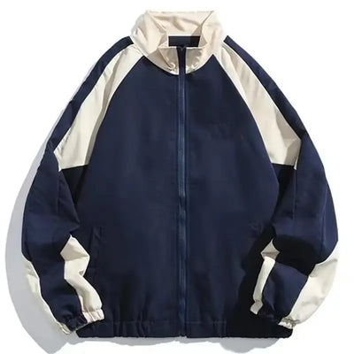 Trainingsjacke | Mit Reißverschluss | Oversized | Windjacke | Damenjacke