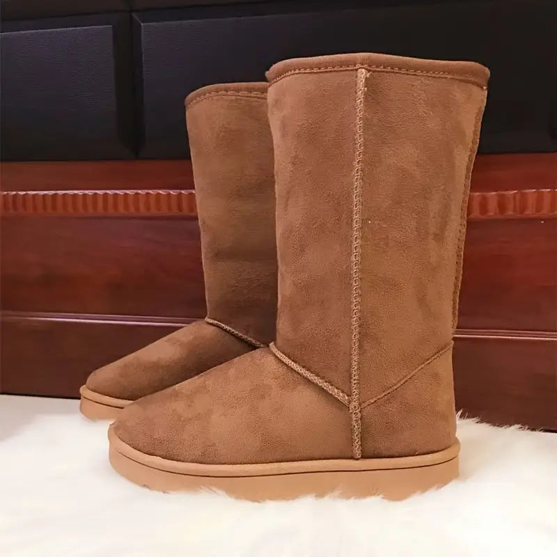 Winterstiefel - Mittlere Wade - Fleece gefüttert - Schneestiefel - Damenstiefel