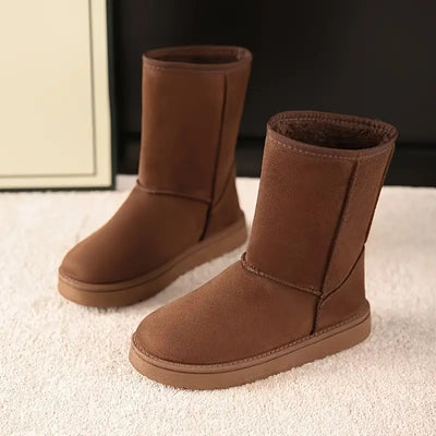 Winterstiefel - Mittlere Wade - Fleece gefüttert - Schneestiefel - Damenstiefel