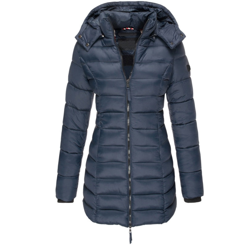 Pufferjacke – Warm – Mit Kapuze – Daunenjacke – Winterjacke für Frauen
