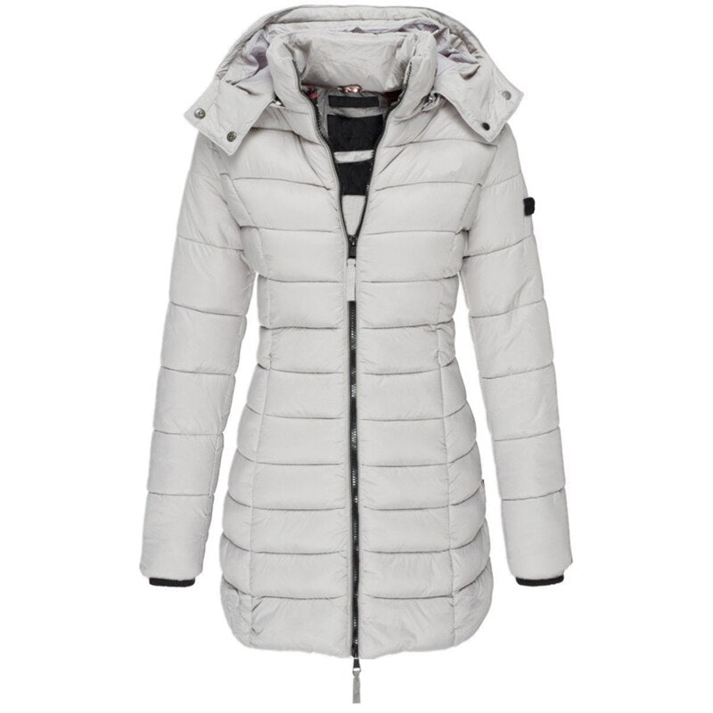 Pufferjacke – Warm – Mit Kapuze – Daunenjacke – Winterjacke für Frauen