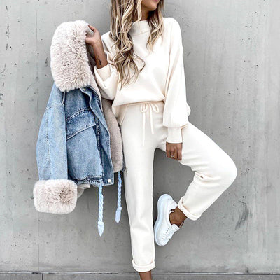 Co-Ord Set | Sweatshirt | Jogginghose | Zweiteiliges Set | Loungewear für Damen